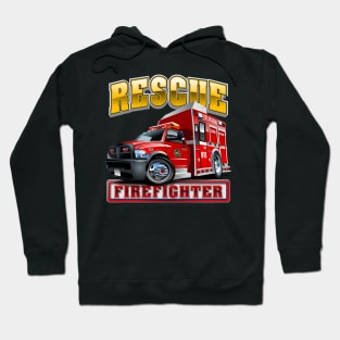 Cartoon Fire Truck Hoodie